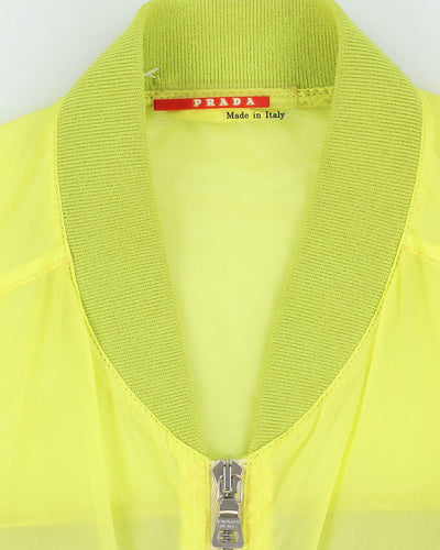 Prada 1990s Yellow Windbreaker jacket - M