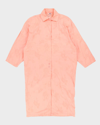1990s Peach Orange 3/4 Length Jacket - L / XL