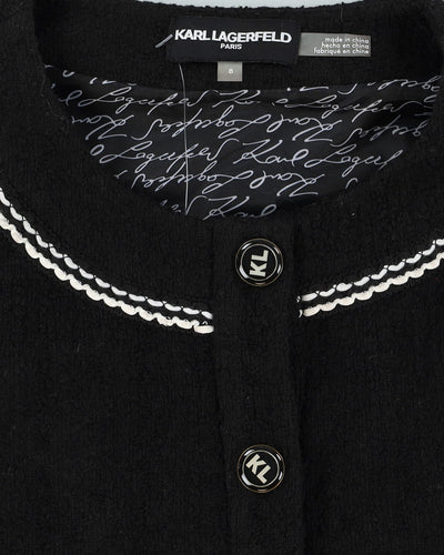 Karl Lagerfeld Black Blazer Jacket - S