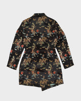 Copper Brocade Blazer Jacket - XS