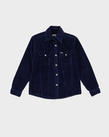 Blue Cord Shirt Style Jacket - S
