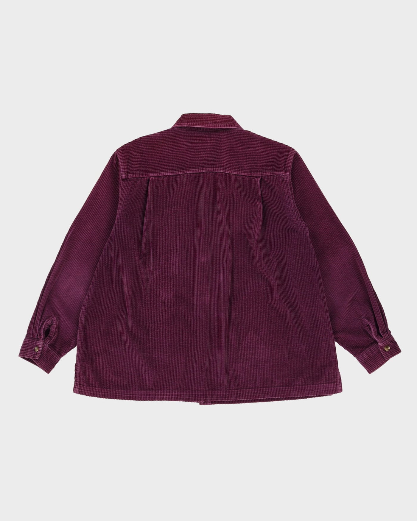 L.L. Bean Purple Cord Shirt Style Jacket - L / XL