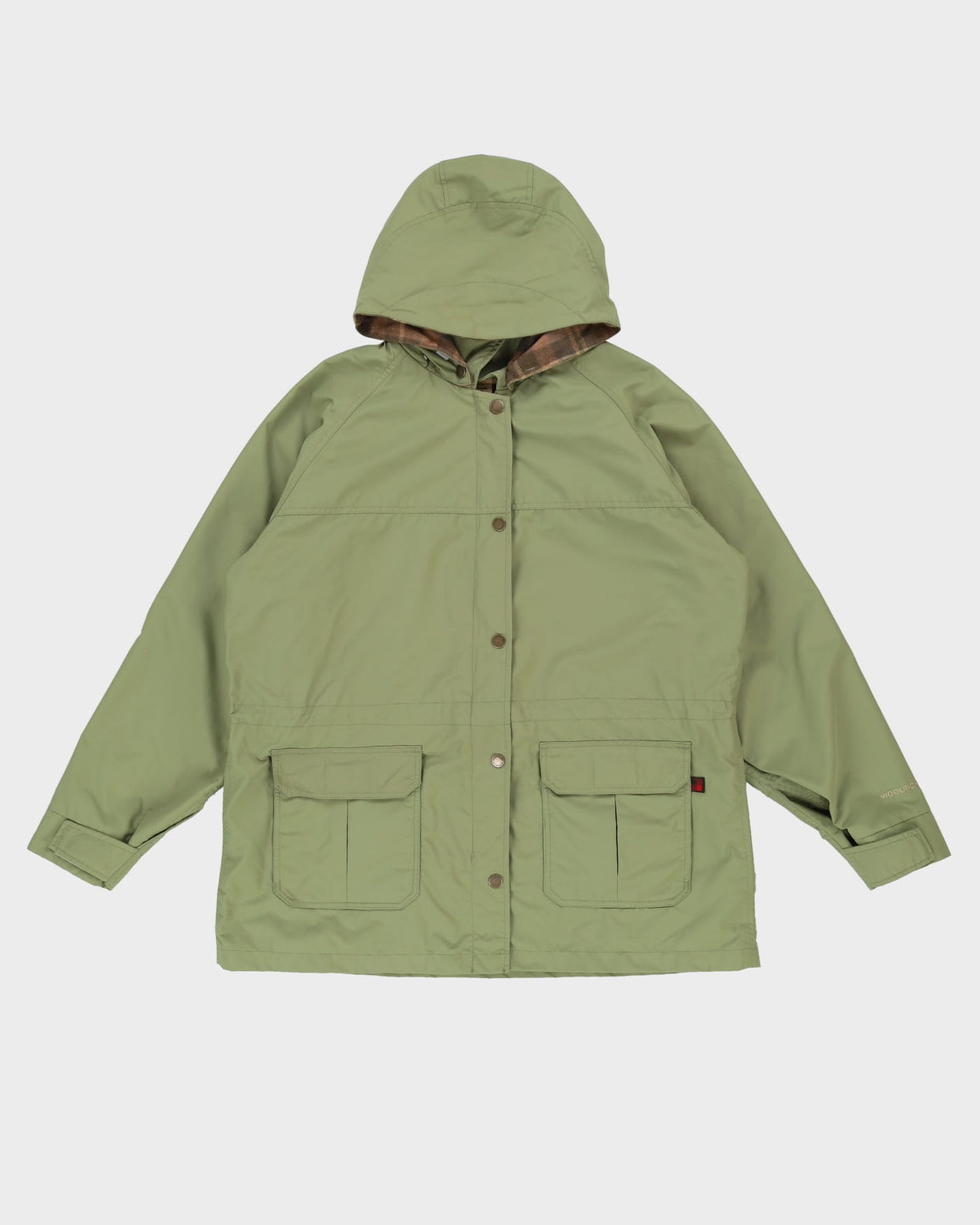 Woolrich Green Hooded Parka Style Jacket - XL