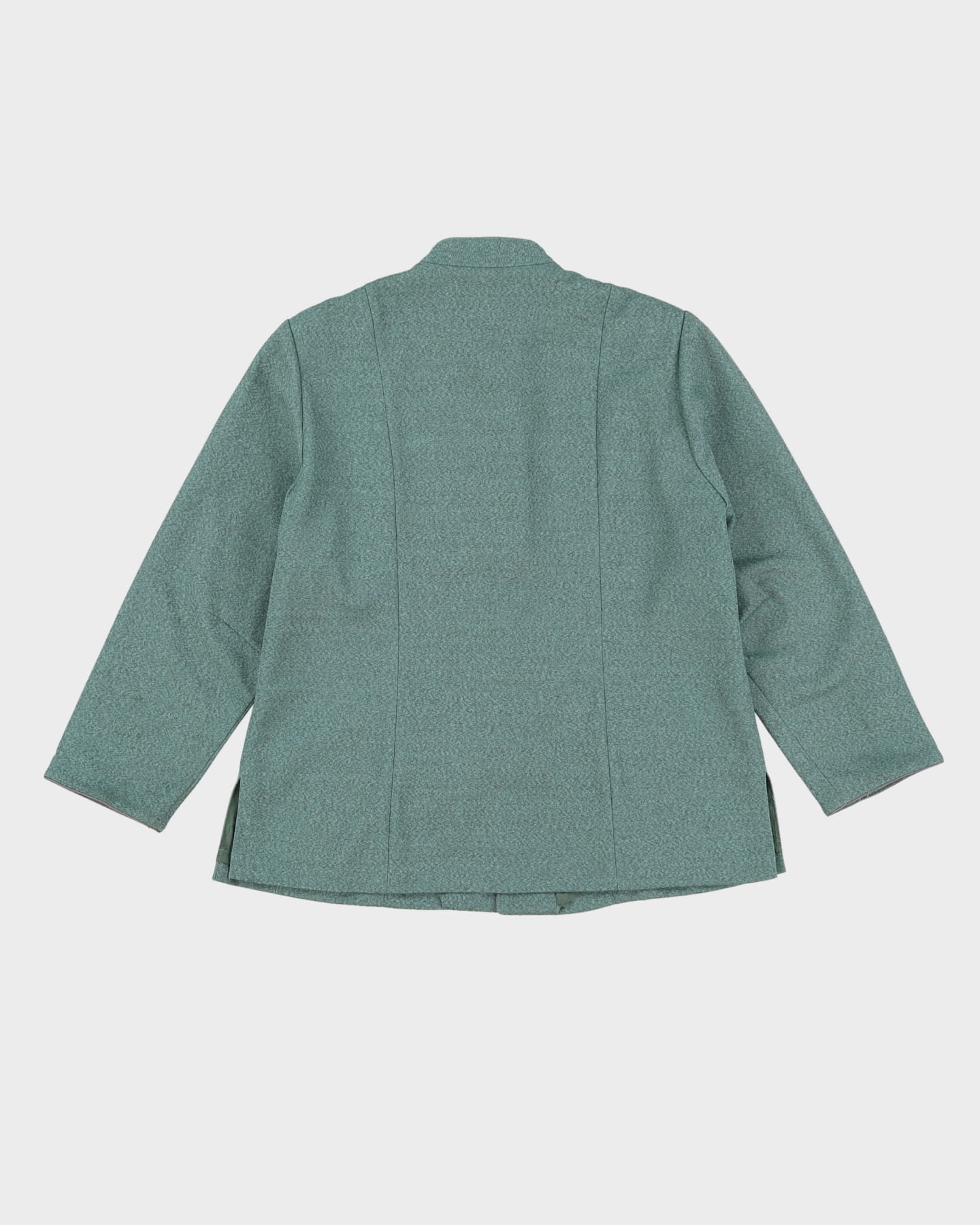Green Embroidered Cheongsam Style Jacket - S