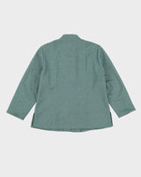 Green Embroidered Cheongsam Style Jacket - S