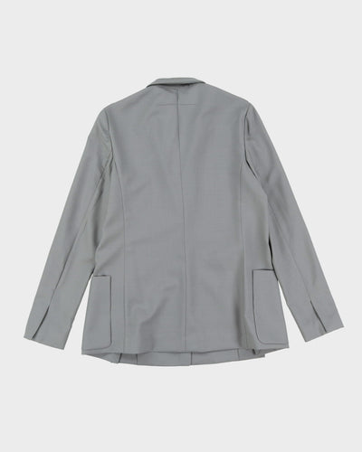 Calvin Klein 1990s Grey Blazer Style Jacket - S