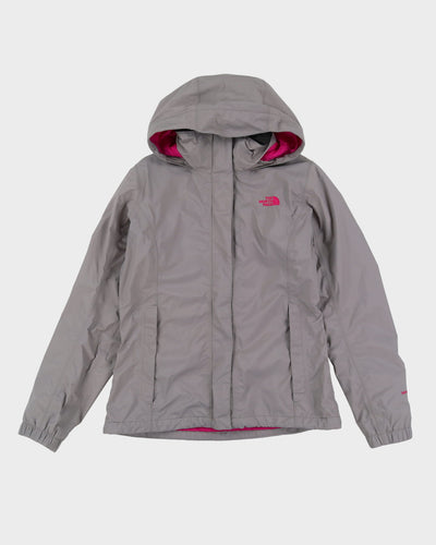 The North Face Grey / Pink Hooded Anorak Jacket - M