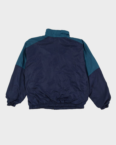 90s Nike Navy / Green Windbreaker / Shell Jacket - M