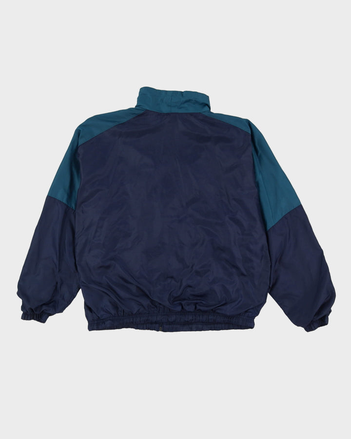 90s Nike Navy / Green Windbreaker / Shell Jacket - M