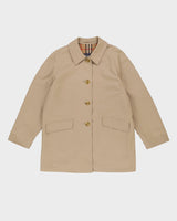 Burberrys' Beige Raincoat Style Jacket - M