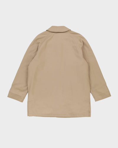Burberrys' Beige Raincoat Style Jacket - M