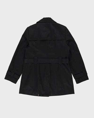 Calvin Klein Black Raincoat Style Jacket - M