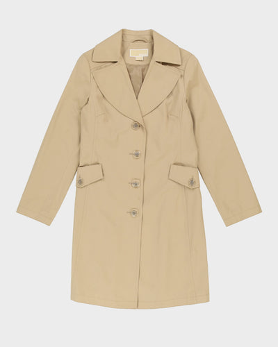 Michael Kors Beige Raincoat Style Jacket - S