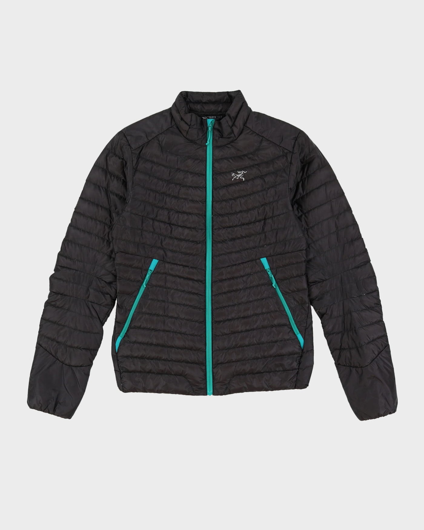 Arc'Teryx Dark Grey Full-Zip Lightweight Quilted Puffer Jacket - M