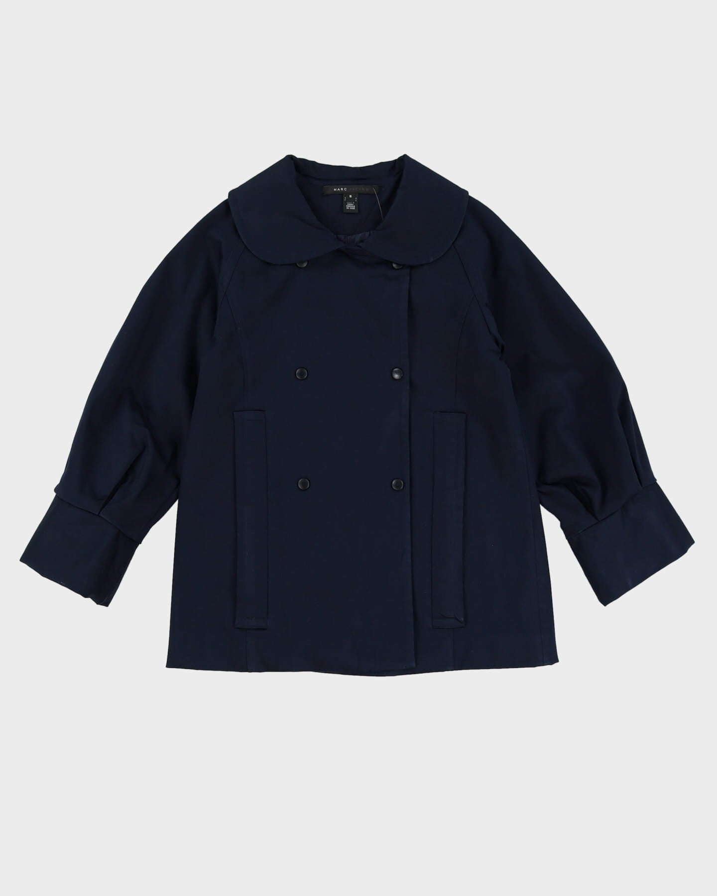 Marc Jacobs Blue A-Line Jacket - XS