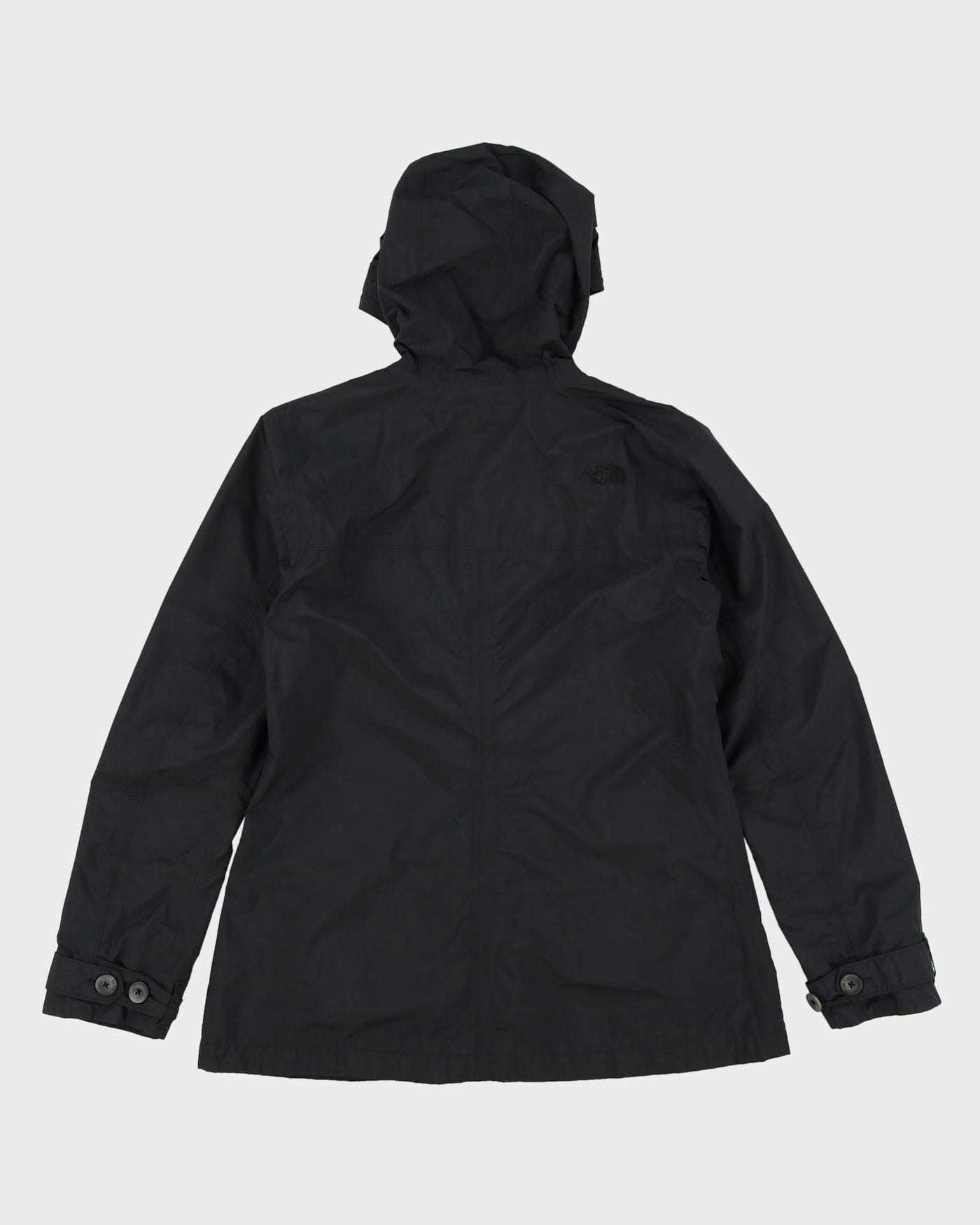 The North Face Black Hooded Anorak Rain Jacket - M