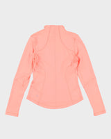 Lululemon Pink Full-Zip Thermal Track Jacket - M
