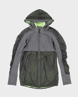 Lululemon Grey Hooded Anorak Rain Jacket - S