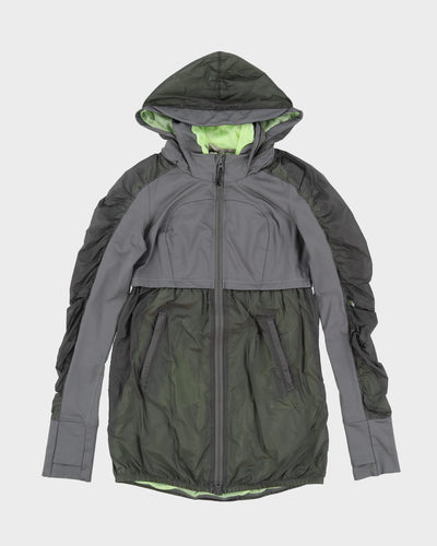 Lululemon Grey Hooded Anorak Rain Jacket - S