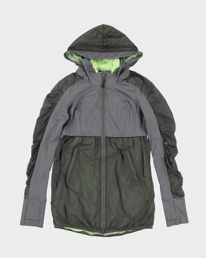 Lululemon Grey Hooded Anorak Rain Jacket - S