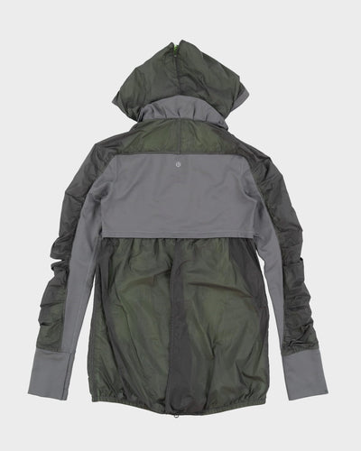 Lululemon Grey Hooded Anorak Rain Jacket - S