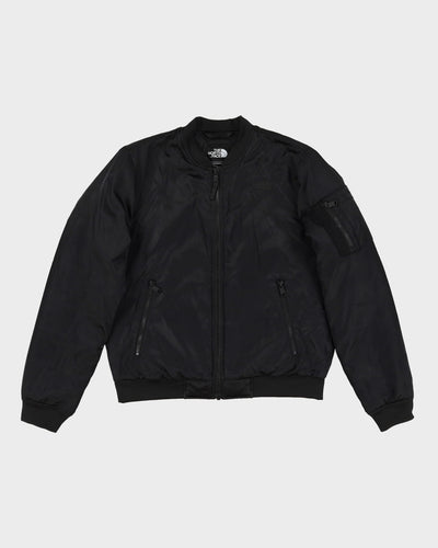 The North Face Padded Black Bomber Jacket Jacket - M