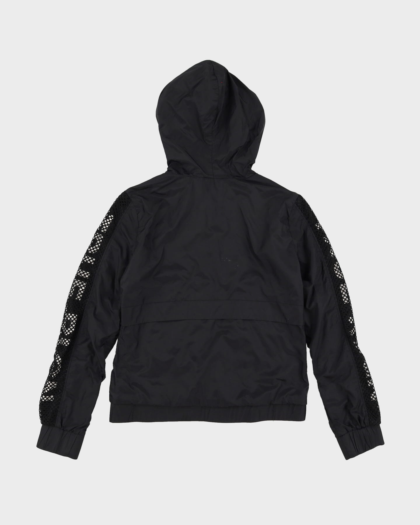 00s Y2K True Religion Black Hooded Anorak Rain Jacket - S