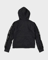00s Y2K True Religion Black Hooded Anorak Rain Jacket - S