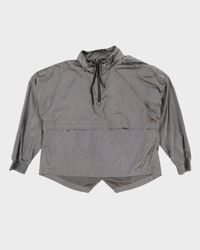 Oakley Silver Lightweight Windbreaker Jacket - L