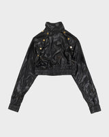 BCBG MaxAzria Black With Detachable Sleeves Jacket - XS
