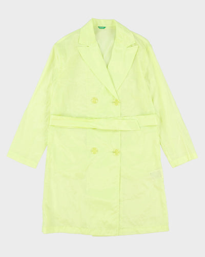 Vintage Benetton Green Raincoat - M