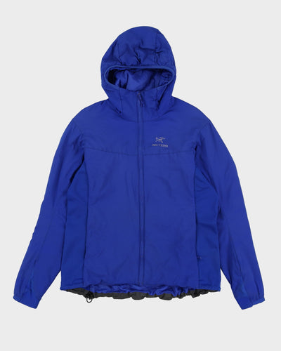 Vintage Arc'Teryx Blue Hooded Anorak Padded Jacket - XL