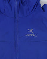 Vintage Arc'Teryx Blue Hooded Anorak Padded Jacket - XL