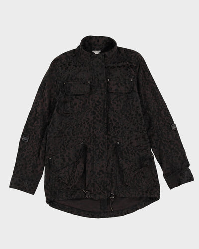 Calvin Klein Black Patterned Jacket - XS