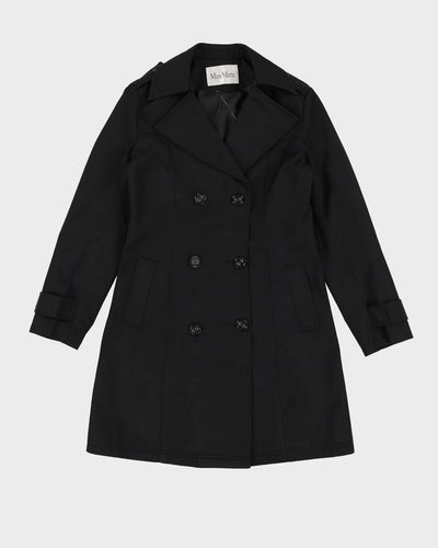 MaxMara Black Trench Coat - S
