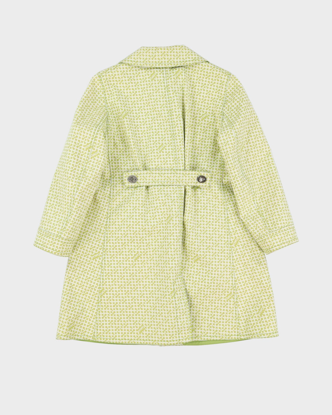 Coach Green Patterned Mac - XS