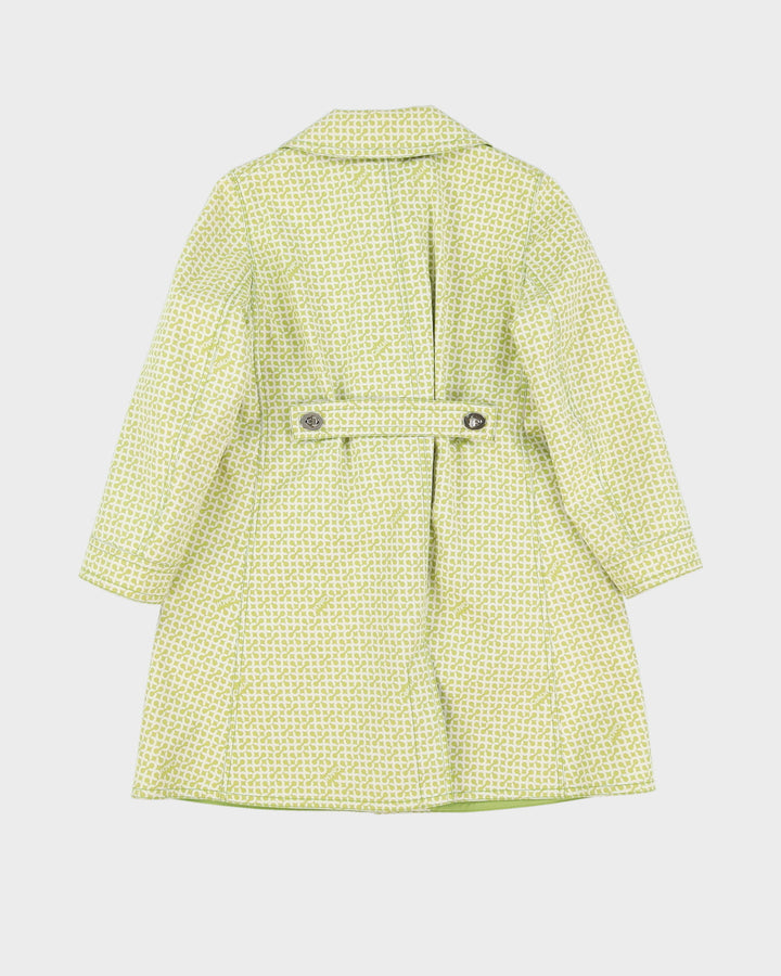 Coach Green Patterned Mac - XS
