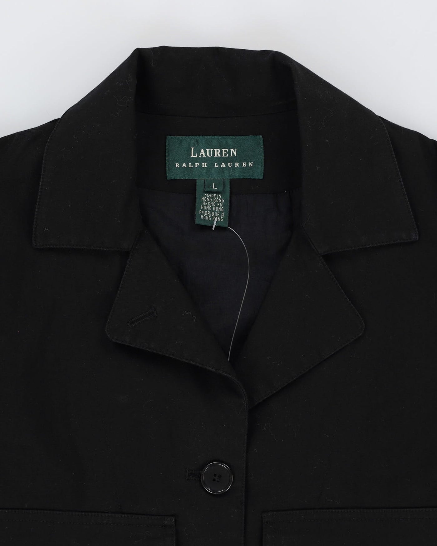 Lauren Ralph Lauren Black Cropped Jacket - L