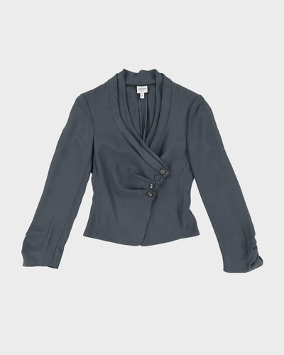 Armani Collezioni Grey Tailored Jacket - XXS