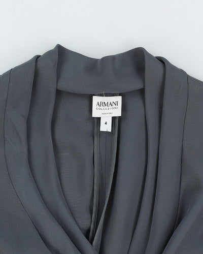 Armani Collezioni Grey Tailored Jacket - XXS