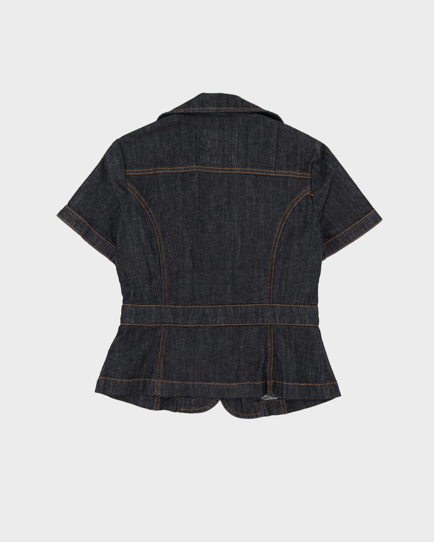 Y2K Guess Denim Short Sleeve Jacket - XS / S