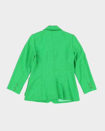 Vintage 1970s Green Blazer Jacket - S