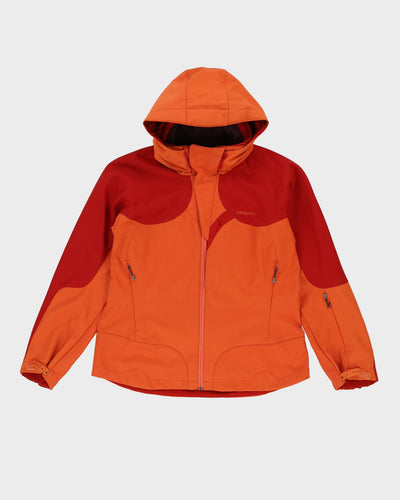 Patagonia Orange Hooded Anorak Jacket - L