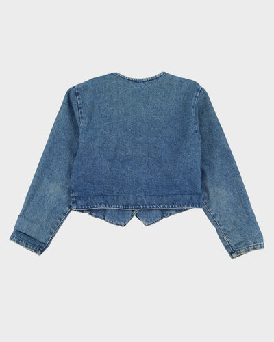 Vintage 1990s Roughrider Denim Jacket - S