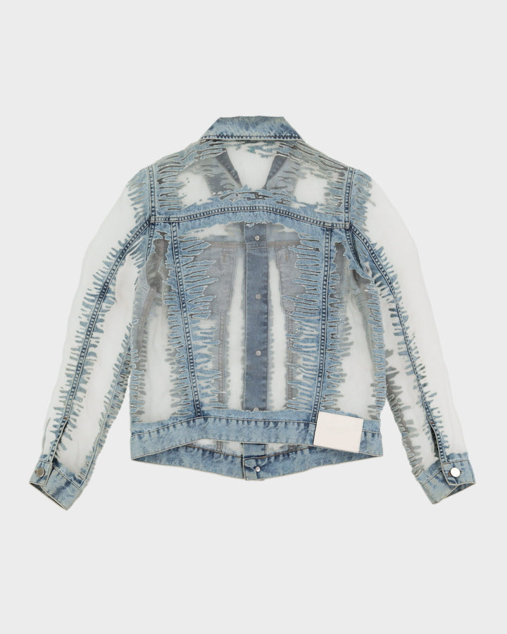 Diesel Y2K Denim And Sheer Netting  Jacket - S