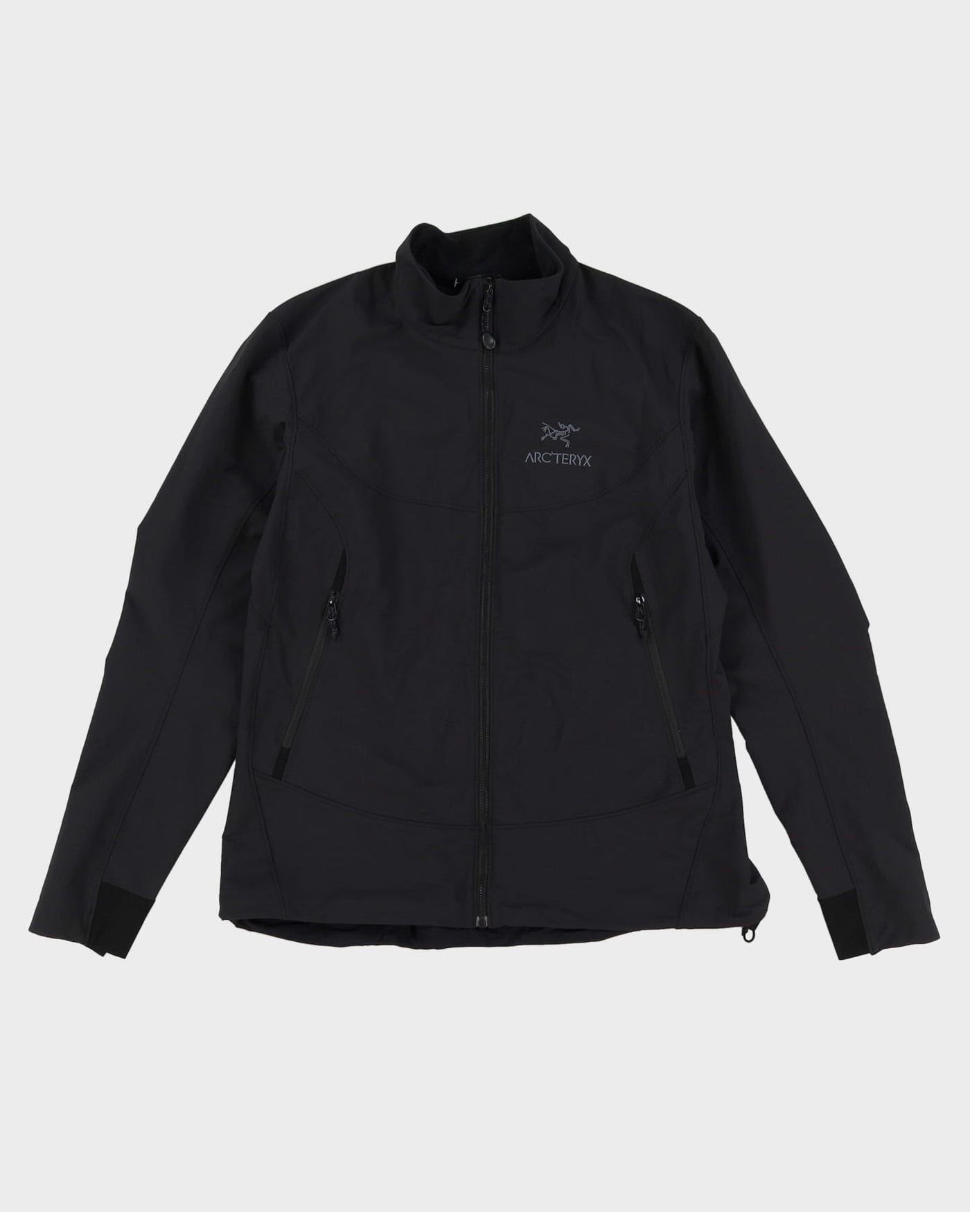 Arc'Teryx Full Zip Black Windbreaker Jacket - L