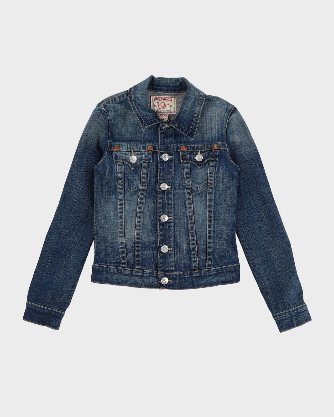 00s Y2K True Religion Denim Jacket - M