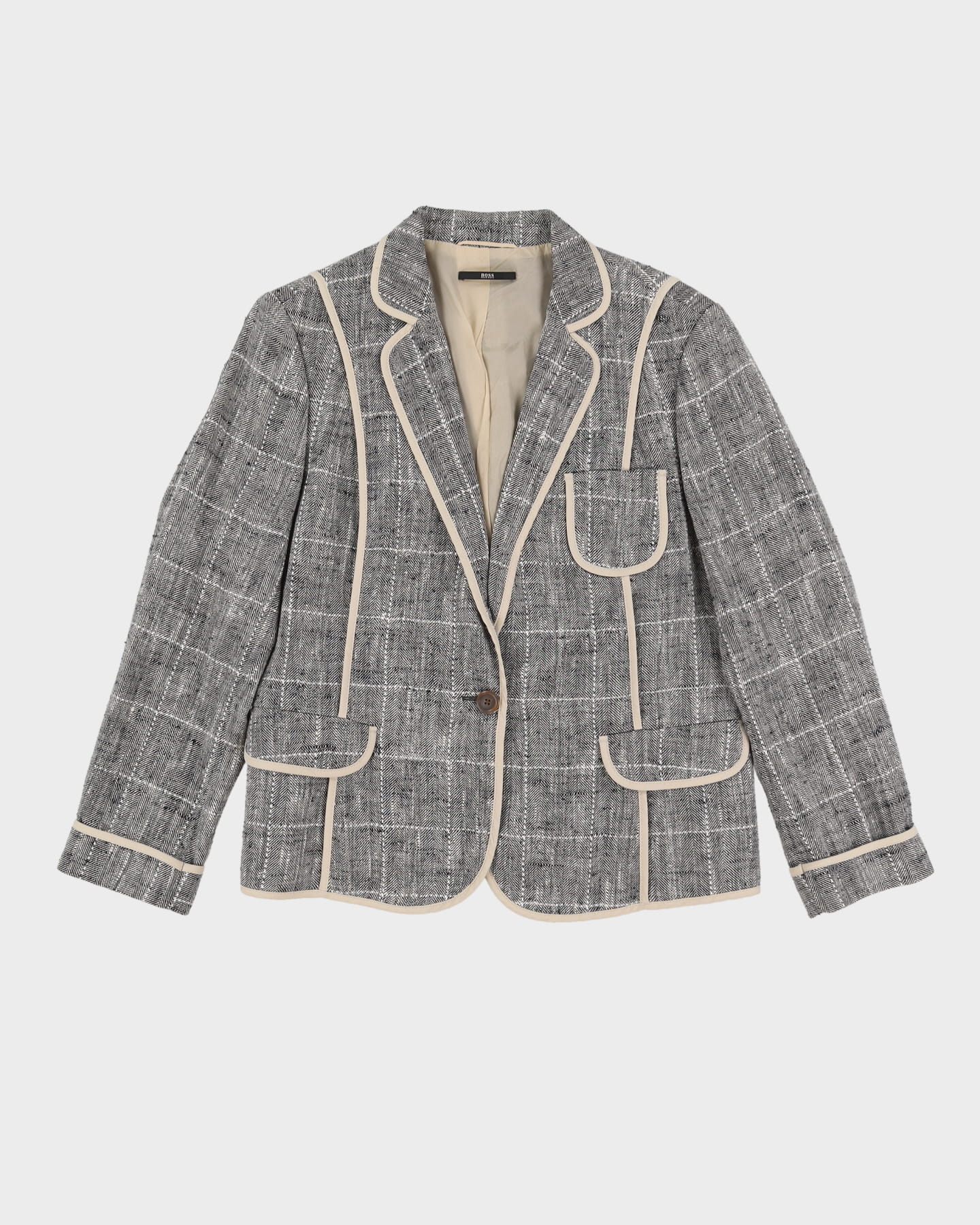 Hugo Boss Tweed Blazer Jacket - M