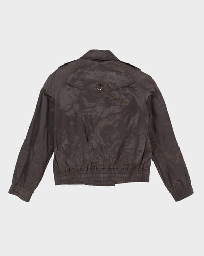 Burberry London Grey Coach Style Jacket - S