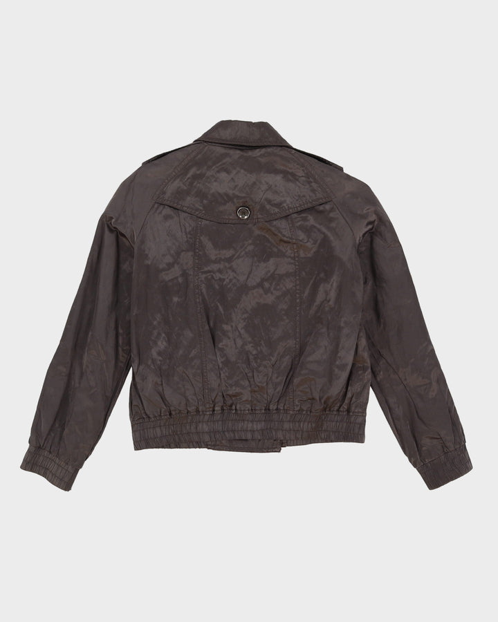 Burberry London Grey Coach Style Jacket - S